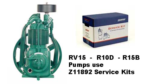 Champlub Synthetic Service Kit 1.5-2-3-5-7.5 HP-R10-R15-RV15 - McGuire ...